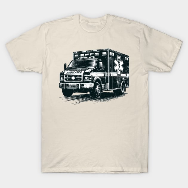 Ambulance T-Shirt by Vehicles-Art